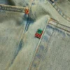 Pantalones holgados de Denim ADG con lavado sucio