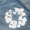 Pantalones holgados de Denim con Cotton Wreath, lavado claro