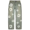 Pantalones holgados de Denim «Cotton Wreath» con lavado sucio