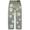 Pantalones holgados de Denim «Cotton Wreath» con lavado sucio