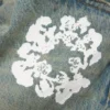 Pantalones holgados de Denim «Cotton Wreath» con lavado sucio