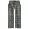 Pantalones holgados de Denim Jacquard Wreath