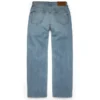 Pantalones holgados de Denim lavado claro