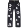 Pantalones vaqueros rectos de Denim «Cotton Wreath» con ribete