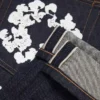 Pantalones vaqueros rectos de Denim «Cotton Wreath» con ribete
