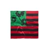 Pañuelo con la bandera panafricana de coronas, rojo/negro/verde