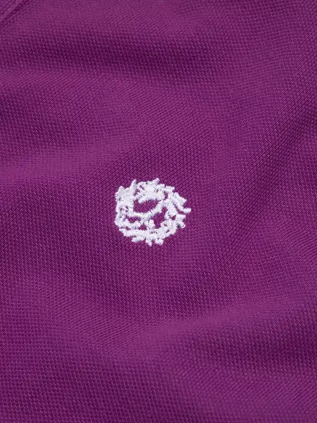 Polo «Peace Wreath» morado