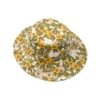 Sombrero de lona con estampado floral DT, multicolor