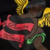 Sudadera con capucha «Black Cherub», negra