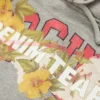 Sudadera con capucha DT Virginia con costura overlock, gris