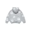 Sudadera con capucha y cremallera «Cotton Wreath» para niños, color gris