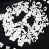 Sudadera con capucha y cremallera Denim U con paneles, negra