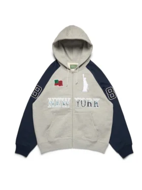 Sudadera con capucha y cremallera Libertas Rugby