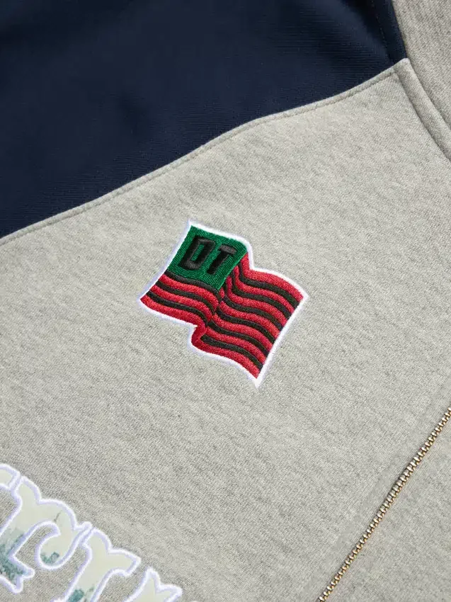 Sudadera con capucha y cremallera Libertas Rugby