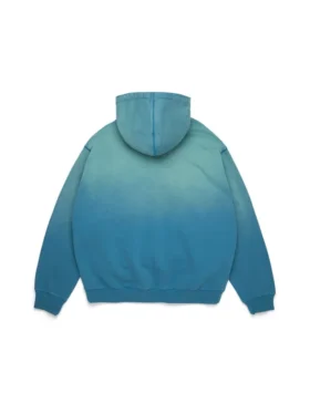 Sudadera con capucha y cremallera «Peace Wreath Knockout» azul
