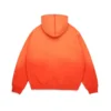 Sudadera con capucha y cremallera «Peace Wreath Knockout» naranja