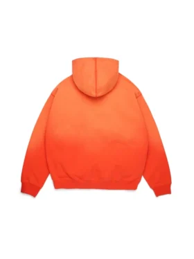 Sudadera con capucha y cremallera «Peace Wreath Knockout» naranja