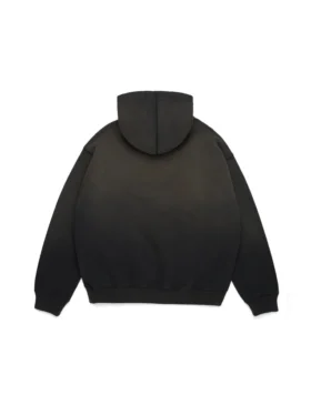 Sudadera con capucha y cremallera «Peace Wreath Knockout», negra