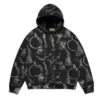 Sudadera con capucha y cremallera «Plates»