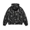 Sudadera con capucha y cremallera «Plates»